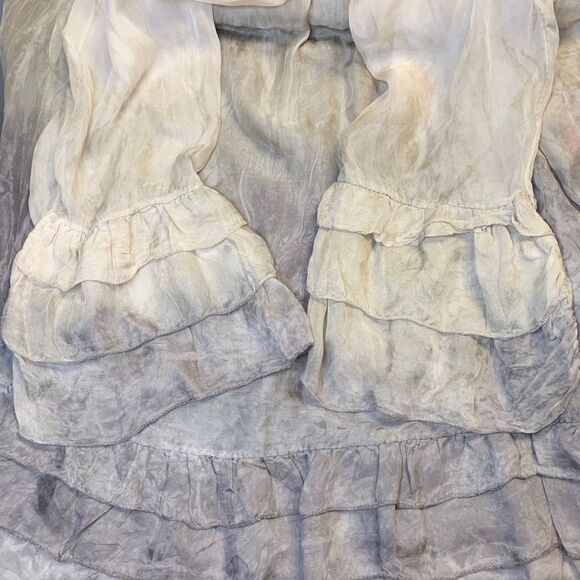 Sofia silk tiered ruffled sleeve and hem dress - Picture 5 of 7